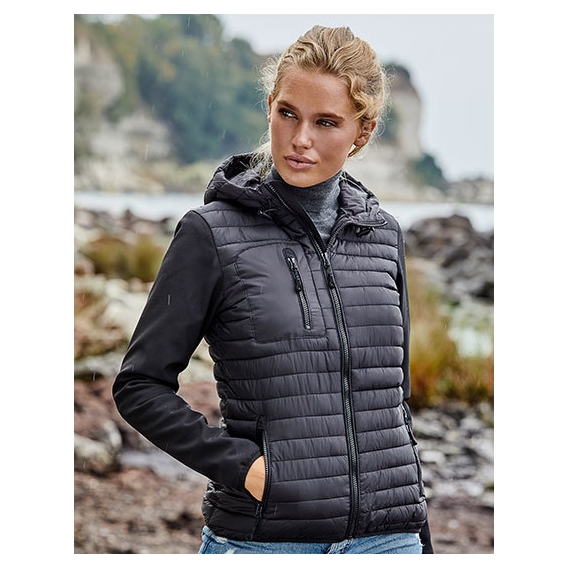 Womens Hooded Crossover Jacket