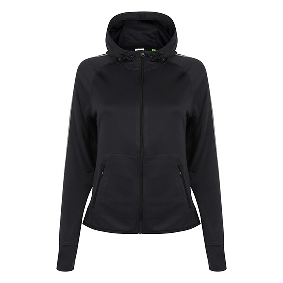 Ladies` Hoodie with Reflective Tape