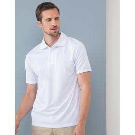 Coolplus® Textured Stripe Polo Shirt