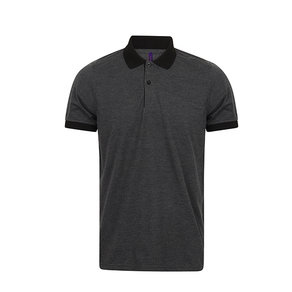 Contrast Tri Blend Polo Shirt