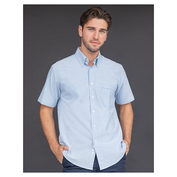 Men`s Classic Short Sleeved Oxford Shirt