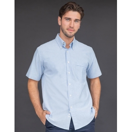 Men `Classic Short Sleeved Oxford Shirt