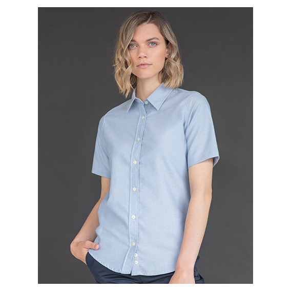 Ladies` Classic Short Sleeved Oxford Shirt