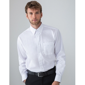 Men `Long Sleeved Pinpoint Oxford Shirt