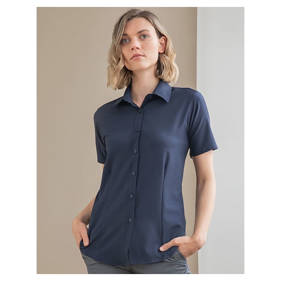 Ladies` Wicking Short Sleeve Shirt