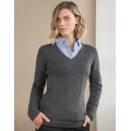 Ladies` Lightweight V Neck Jumper