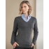 Ladies` Lightweight V Neck Jumper