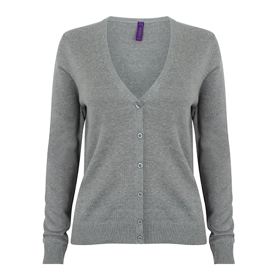 Ladies` Lightweight V-Neck Short Cardigan
