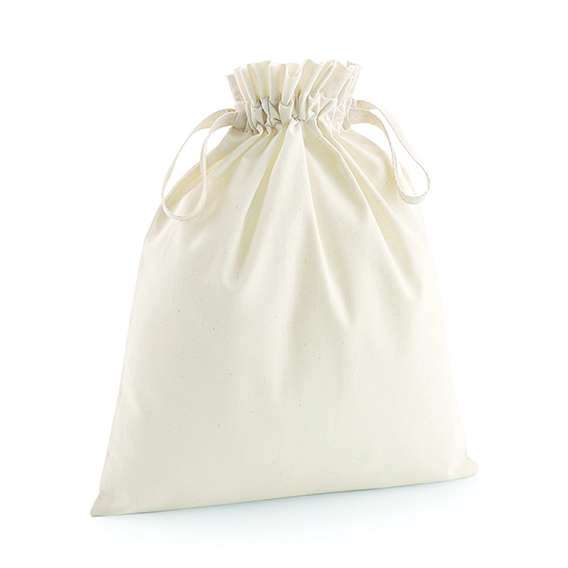 Organic Cotton Draw Cord Bag