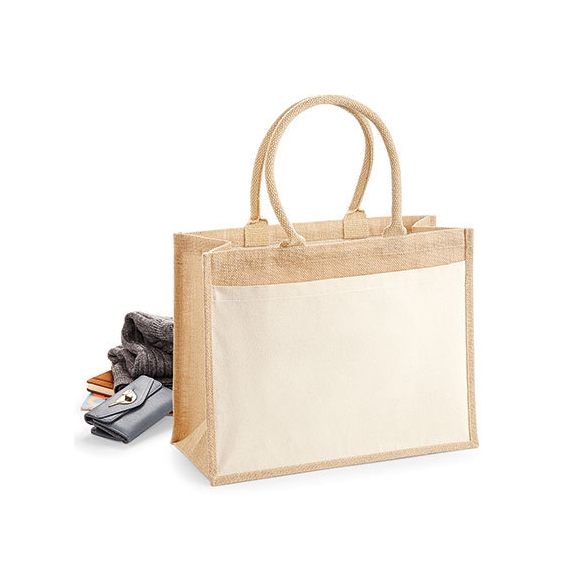 Cotton Pocket Jute Shopper