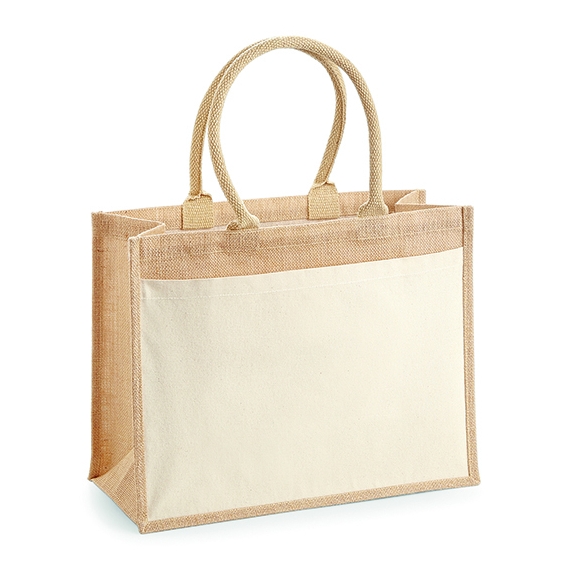 Cotton Pocket Jute Shopper