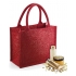 Shimmer Jute Mini Gift Bag