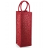 Shimmer Jute Bottle Bag