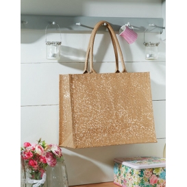 Shimmer Jute Shopper