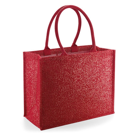 Shimmer Jute Shopper