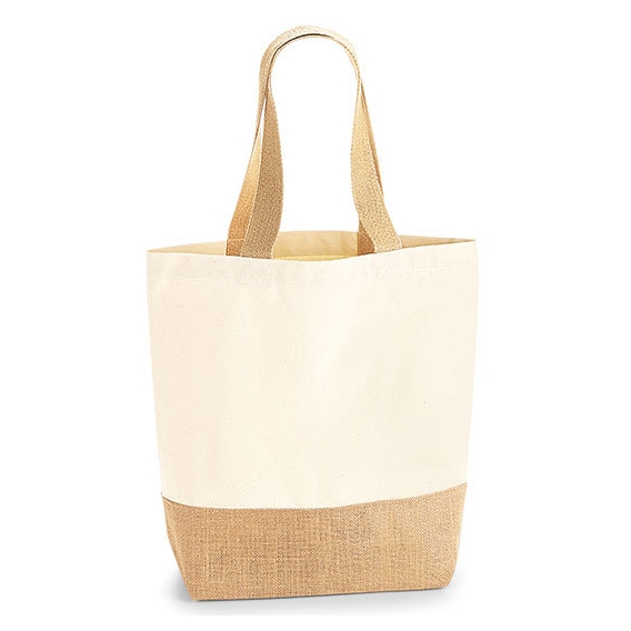 Jute Base Canvas Shopper