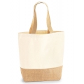 Jute Base Canvas Shopper
