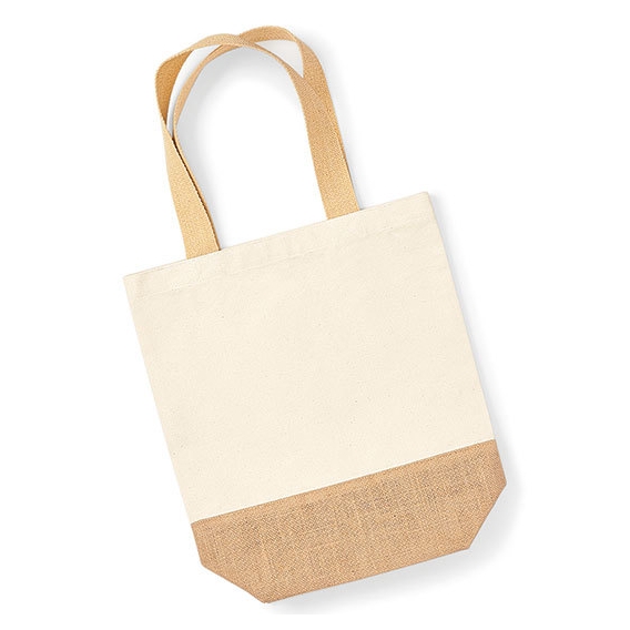 Jute Base Canvas Shopper