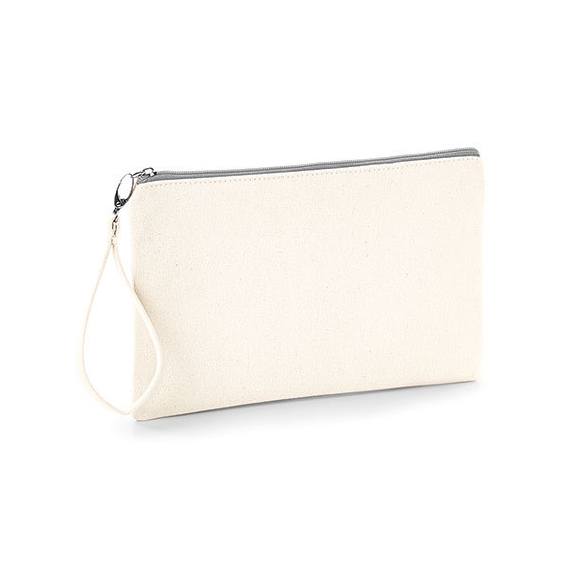Canvas Wristlet Pouch