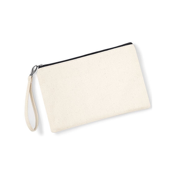 Canvas Wristlet Pouch