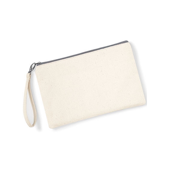Canvas Wristlet Pouch