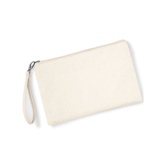 Canvas Wristlet Pouch