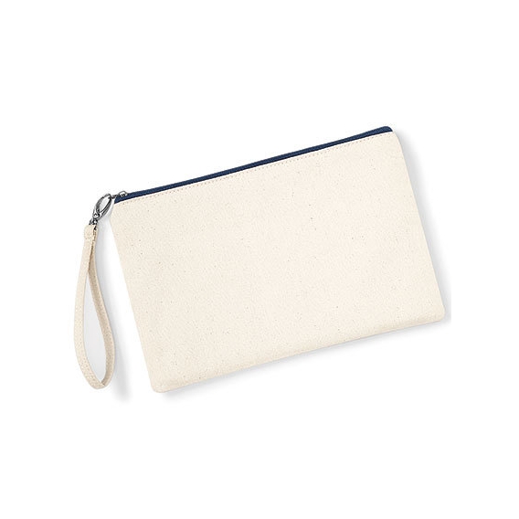 Canvas Wristlet Pouch