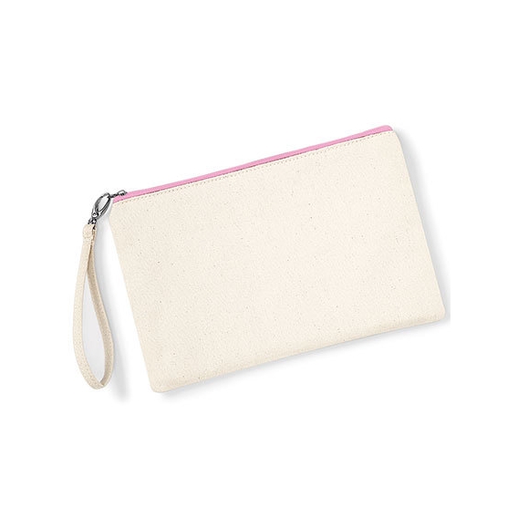 Canvas Wristlet Pouch