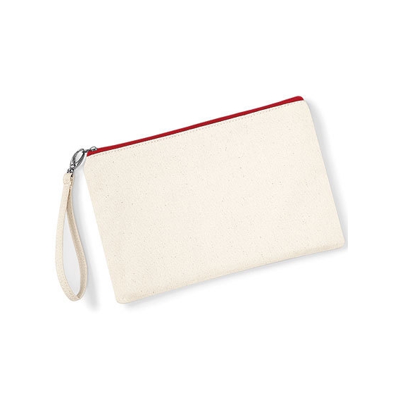 Canvas Wristlet Pouch