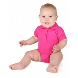 Bio Bodysuit with Polo shirt neck