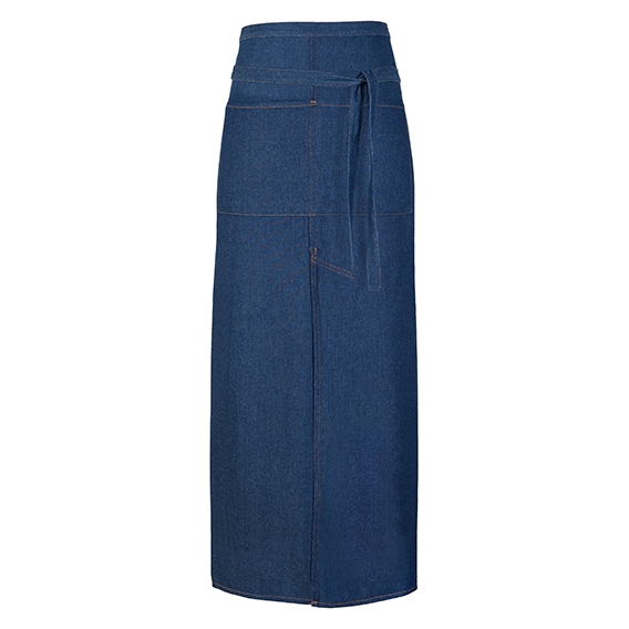 Jeans Bistro Apron with Split