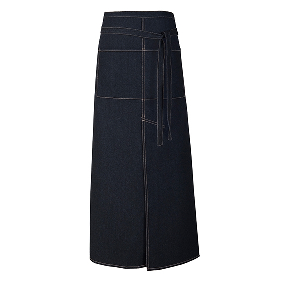 Jeans Bistro Apron with Split