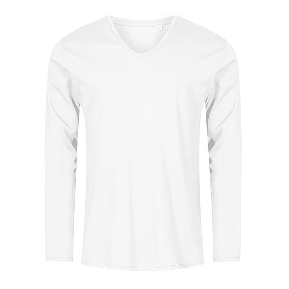 Men´s V-Neck T-Shirt Longsleeve
