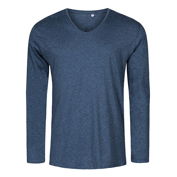 Men´s V-Neck T-Shirt Longsleeve