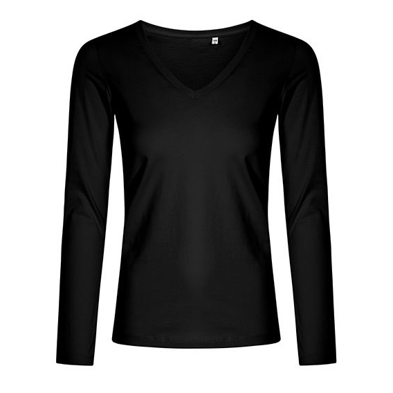 Women´s V-Neck T-Shirt Longsleeve