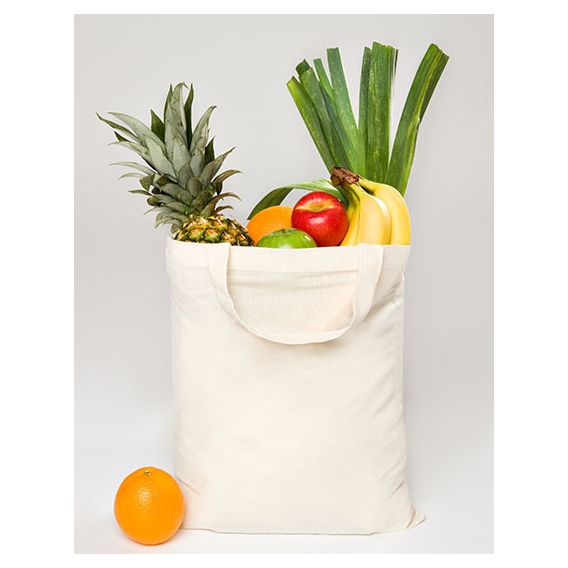 Cotton Bag, Short handles PREMIUM