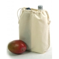 Cotton bag with separation / shoe-bag