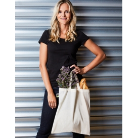 Cotton Bag, Fairtrade-Cotton, short handles