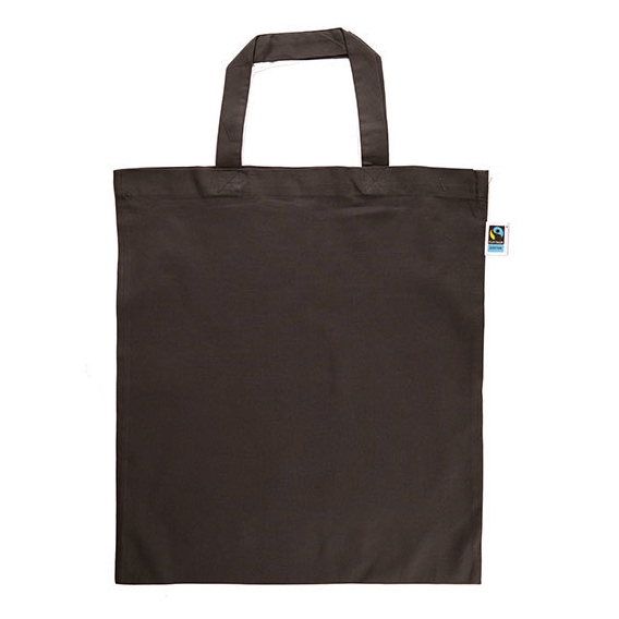 Cotton Bag, Fairtrade-Cotton, short handles