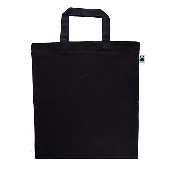 Cotton Bag, Fairtrade-Cotton, short handles