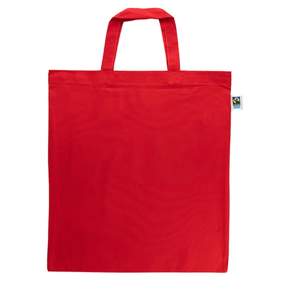 Cotton Bag, Fairtrade-Cotton, short handles