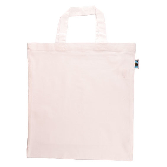 Cotton Bag, Fairtrade-Cotton, short handles