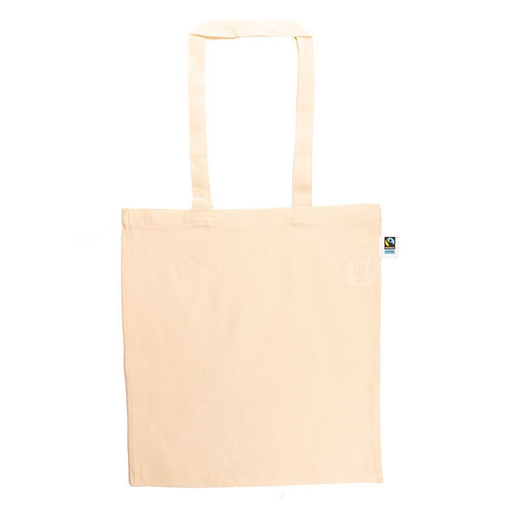 Cotton Bag, Fairtrade-Cotton, long handles