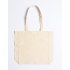 Cotton bag with sidefold, long handles