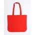 Cotton bag with sidefold, long handles