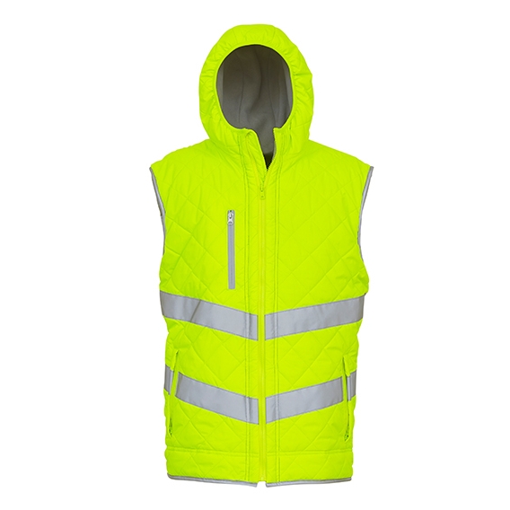 Hi Vis Kensington Hooded Gilet