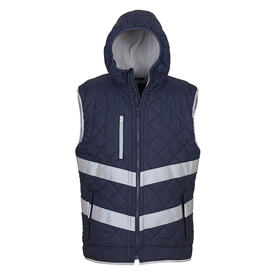 Hi Vis Kensington Hooded Gilet