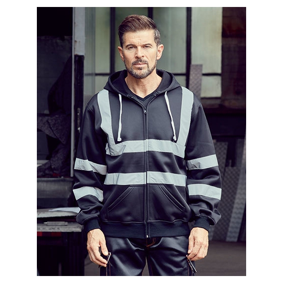 Hi Vis Zip Hoodie