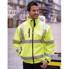 High Visibility 2 Bands & Braces Softshell Jacket