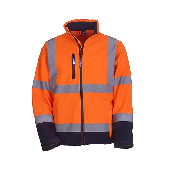 High Visibility 2 Bands & Braces Softshell Jacket